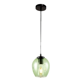 Colgante Astrid Cristal E27 150X200Mm Oliva