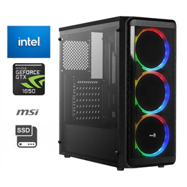PC ARMADA GAMER i5-12400 8GB SSD 480GB GTX 1650 RGB TECLADO Y MOUSE