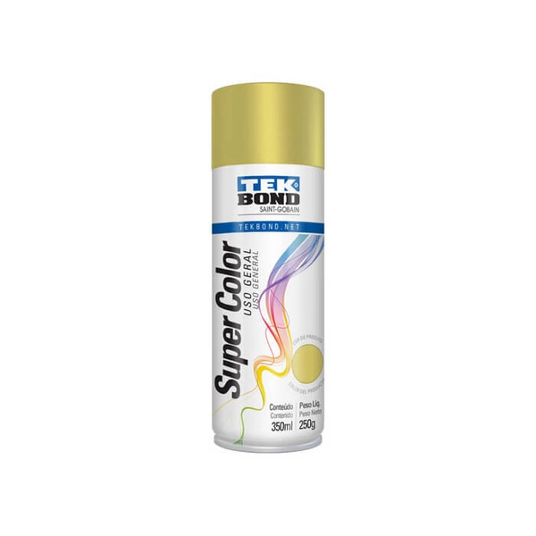 PINTURA TEK BOND EN AEROSOL USO GENERAL 350ML DORADO