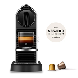 CAFETERA NESPRESSO CITIZ PLATINUM - PLATEADA 1LT 19BAR AUTO APAGADO (D140-AR-ME