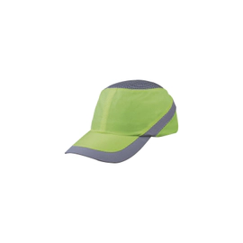 GORRA ANTICHOQUE TIPO BASEBALL AMARILLO FLUO/GRIS DELTA PLUS COLTAAIJAFL
