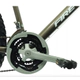 BICICLETA FIRE BIRD MTB 18 VELOCIDADES RODADO 24 COLOR GRIS