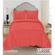 Cubrecama Quilt Brescia 1 1/2 plaza Rojo + 1 funda