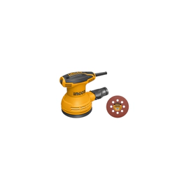 LIJADORA ROTO ORBITAL BASE 5´´ /125MM 320W + ACCESORIOS INDUSTRIAL INGCO RS3208