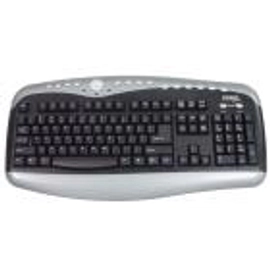 TECLADO EURO EUKM-P508 RUBY MULTI PS2 BK/SL