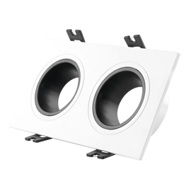 Spot Embutido Rectangular Dicroica Matt2 Antidesl Gu10 173 X 93 X 29 Mm Blanco