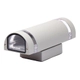 Aplique Lampara Exterior Oda Ii Aluminio 220V Blanco