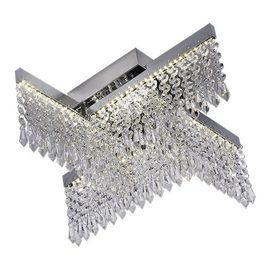 Aplique Cristal Cruz Confitte Smart Led 24W Calido