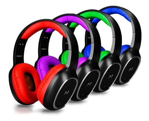 Auriculares Bluetooth Noga Bt469 Inalambrico Manos Libres Verde