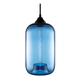 Colgante Vidrio Tomlin 180Mm Alto 300Mm Celeste