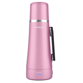 TERMO ELECTRICO PEABODY PE-ET1001G 1 LITRO 700W BOMBILLA INTEGRADA ROSA METALIZ