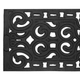 Felpudo Entrada De Goma Negro 25 x 75