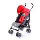 Cochecito De Bebe Tipo Paragüitas Fácil Plegado Gris Y Rojo