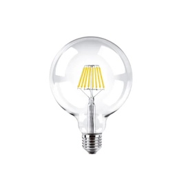 Pack X10 Lampara Globo Filamento 8W Dim Frio