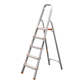 Escalera Aluminio Lusqtoff 1.49mt 5 Escalones Plegable 3 Kg