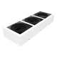 Aplique Plafon Box Lampara Ar111 3 Luces Led Cardanico 36w Neutro
