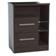 MESA DE LUZ ORLANDI WE 113 PREMIUM - WENGUE 2 CAJONES REVERSIBLES