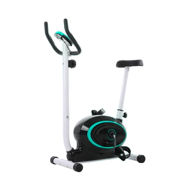 Bicicleta Fija Tradicional Gimnasio Indoor Con Monitor 5014K Blanca