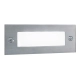 Spot Embutir Escalera Aluminio Acero Rectangular Fan Candil