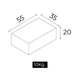 MESA DE LUZ INDUSTRIAL META DEGE L03 - ATAKAMA 1 CAJON 2 NIVELES