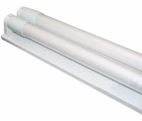Pack X 20 Liston Doble Con Tubo Led 36w 220v 120cm Frio