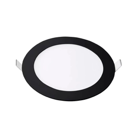 Embutir Redondo Moderno Neutro Lgp 6W 220V Negro