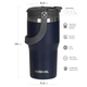Vaso con Doble Pared Waterdog ZUMO600IN 600 ml Indigo
