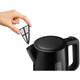 PAVA ELECTRICA PHILIPS HD9368/90 1.7L CONTROL TEMPERATURA CORTE MATE NEGRA