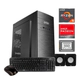 PC ARMADA AMD RYZEN 5 5600G 8GB SSD 240GB GABINETE 500W TECLADO MOUSE PARLANTES
