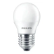 Pack 10 Lampara Philips Led Bulbo Gota 4w E27 Frio