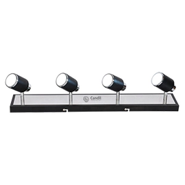 Apliques De Pared Lampara Led Interior Julita 4 Luz Negro