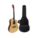 Guitarra Acústica Sunset FK60CE Natural Con Funda