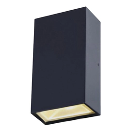 Aplique Bidireccional Hudson 10W Calido Negro