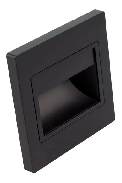 Emb Cuad Web Led 2W Pvc Negro Calido Negro
