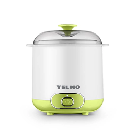 YOGURTERA YELMO  2 RECIPIENTES CON TAPA DE 1,5 LTS POTENCIA 20 W.