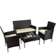 Set de Sillón Doble + Individuales Avelino 87-FR-ITSO Ravena