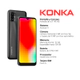 Celular Konka Indus 6,5" Negro Quad-Core 32+3GB