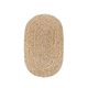 Alfombra De Yute Oval Natural 40 x 60 cm