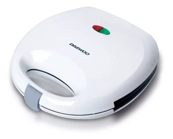 Sandwichera Electrica Daewoo SM8416 Antiadherente Blanca