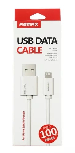 Cable Datos Usb Para iPhone 5/6/7 1 Metro Remax
