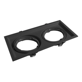 Emb Ar111 Scenic Rectangular 2 Luces  Negro