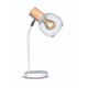 Velador Moderno Linea Osaka Cabezal Madera E27 220V Blanco
