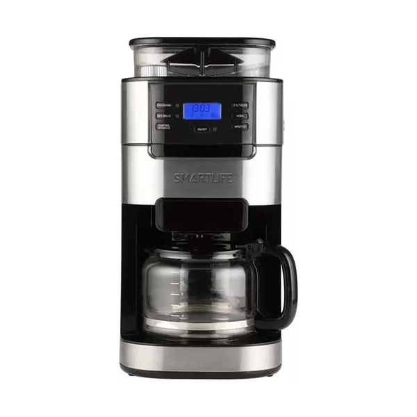 CAFETERA DE FILTRO SMARTLIFE SL-CMDG1025 1.5 LTS 900W 12 TAZAS DIGITAL MOLINILL