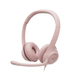 AURICULAR C/MIC VINCHA LOGITECH H390 COMFORT CLEARCHAT USB 001280 ROSE