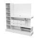 rack Tv Led Mosconi 126 Mueble Blanco