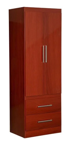 Placard Melamina 2 Puertas 2 Cajones Maximo Caoba