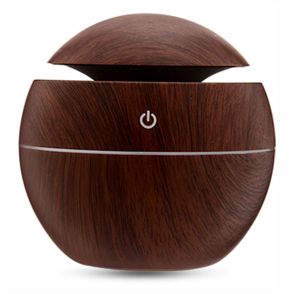 DIFUSOR HUMIFICADOR KANJIHOME KJH-136D AROMATERAPIA 130ML 40ML/HORA LUZ USB
