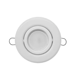 Pack X10 Spot Embutir Led Techo Redondo Calido 7w Blanco