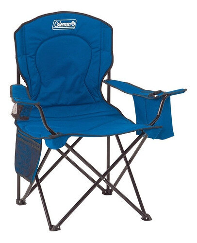 Silla Plegable Camping Director Coleman Grande 148kg C/enfr - Blue