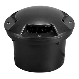 Emb Piso Chester Led 5W Redondo Negro